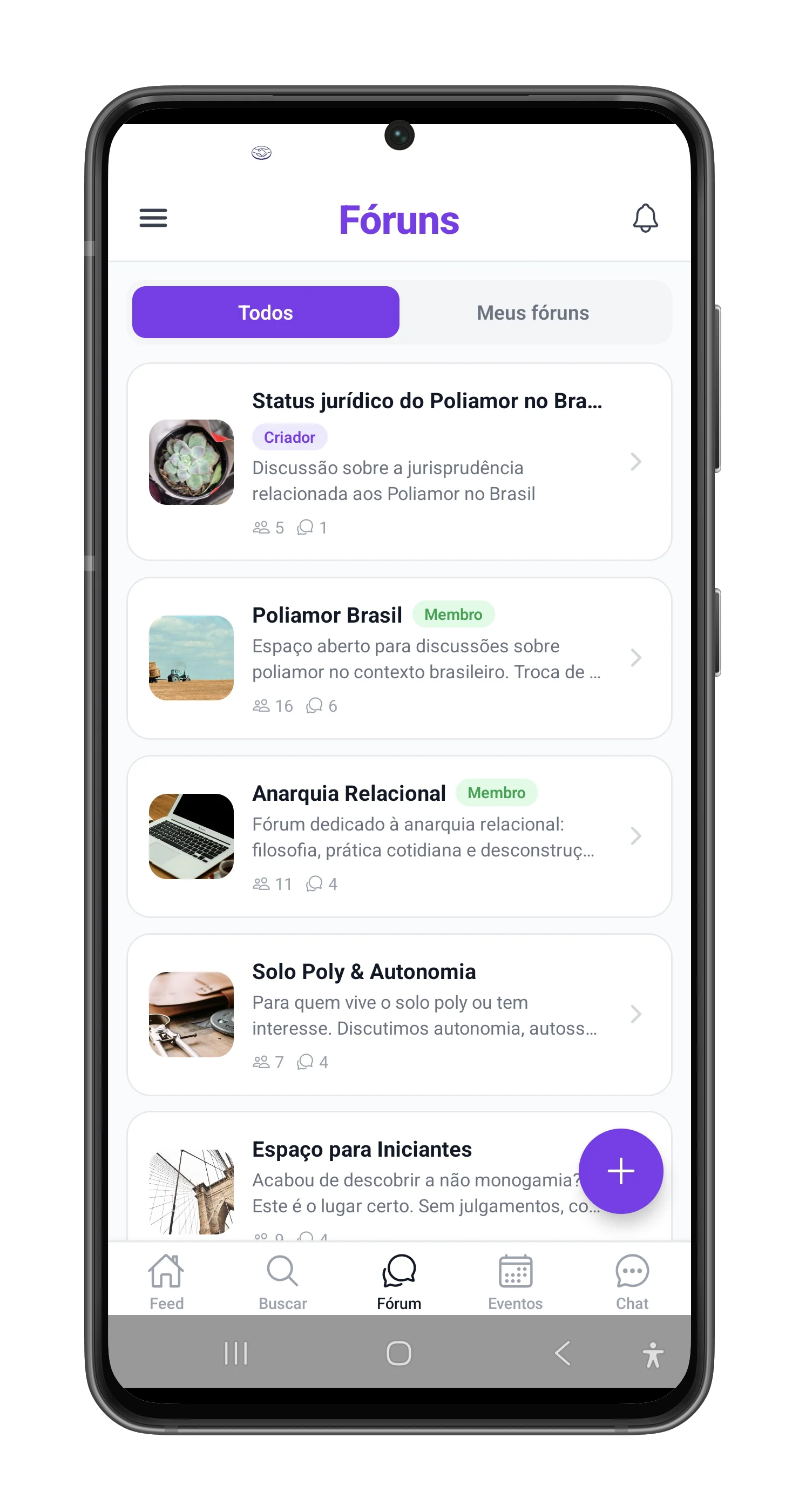 Tela do app Aldeia NM